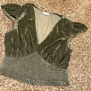 Aerie velvet shirt